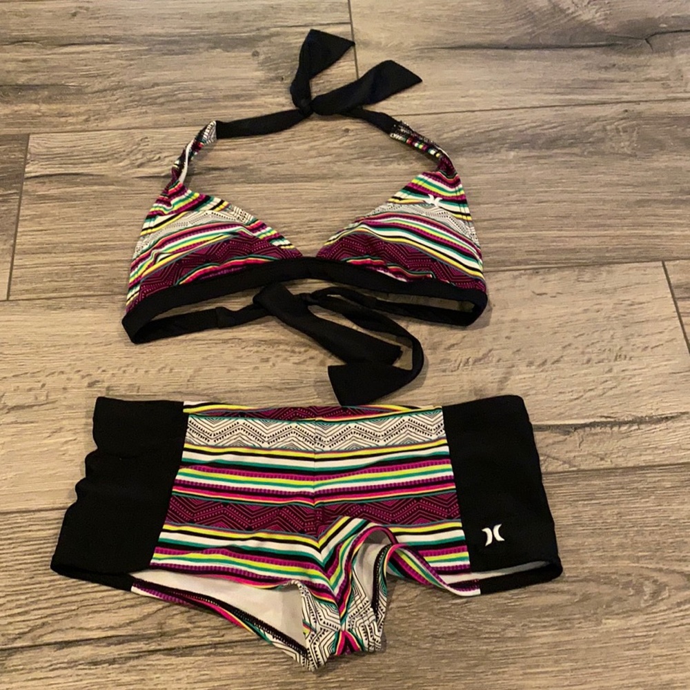 Hurley bathing suit.